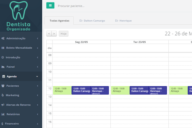 Como bloquear hor�rios na sua agenda odontol�gica