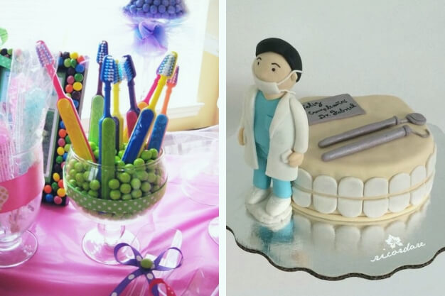 As melhores ideias para uma festa de dentista