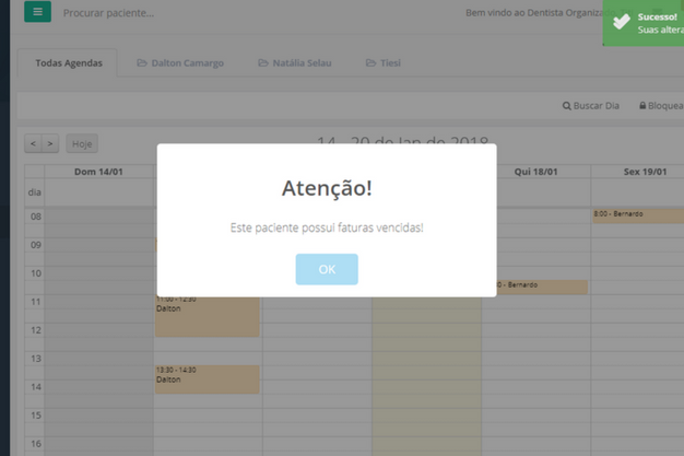 Pacientes Inadimplentes