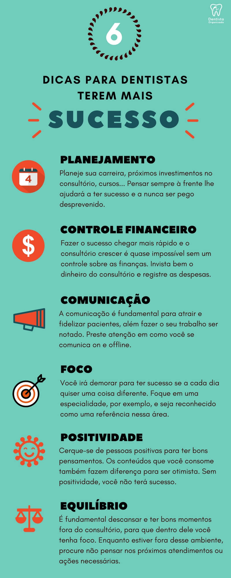 Infogr�fico Sucesso na Odontologia
